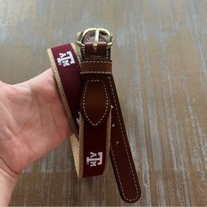 Texas A&M Fabric Logo Belt Mens 38 Collegiate College Football